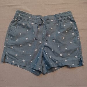 Magellan Outdoors Star Print Casual Drawstring Shorts Women's Size Medium
